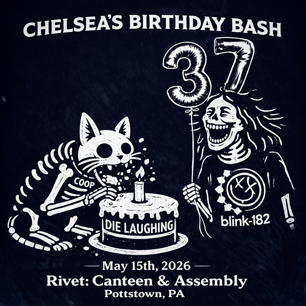 Die Laughing's Chelsea's Birthday Bash Tshirt